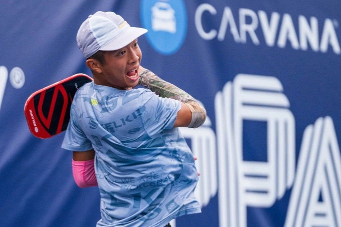 Thần đồng pickleball gốc Việt nhảy lên vị trí thứ 4 thế giới - 1 Thần đồng pickleball gốc Việt nhảy lên vị trí thứ 4 thế giới - 1